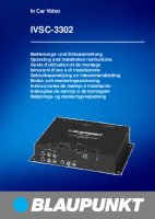 Blaupunkt IVSC-3302 - Owners Manual